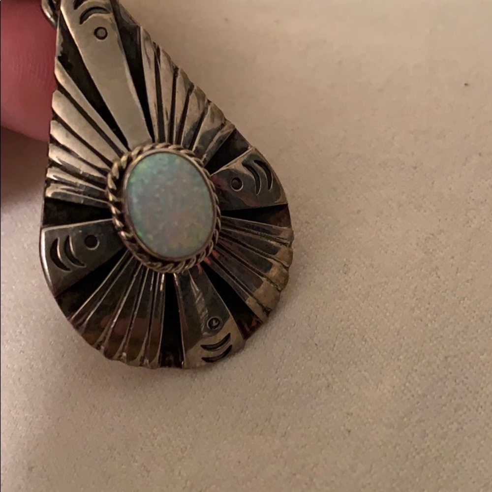 Native American Pendant - Gem
